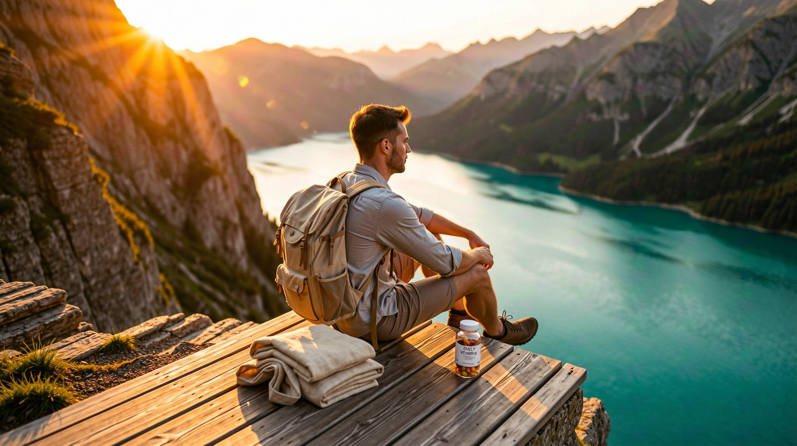Men's health support atmosphere in the Julian Alps